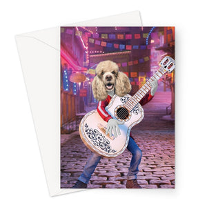 The Miguel (Coco Inspired): Custom Pet Greeting Card - Paw & Glory - Dog Portraits - Pet Portraits