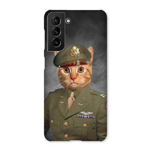 The Military Officer: Custom Pet Phone Case - Paw & Glory - Dog Portraits - Pet Portraits