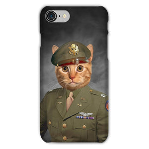 The Military Officer: Custom Pet Phone Case - Paw & Glory - Dog Portraits - Pet Portraits