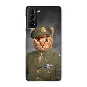 The Military Officer: Custom Pet Phone Case - Paw & Glory - Dog Portraits - Pet Portraits