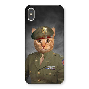 The Military Officer: Custom Pet Phone Case - Paw & Glory - Dog Portraits - Pet Portraits