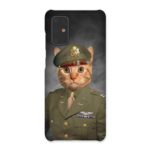 The Military Officer: Custom Pet Phone Case - Paw & Glory - Dog Portraits - Pet Portraits