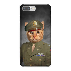 The Military Officer: Custom Pet Phone Case - Paw & Glory - Dog Portraits - Pet Portraits