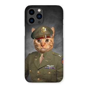 The Military Officer: Custom Pet Phone Case - Paw & Glory - Dog Portraits - Pet Portraits