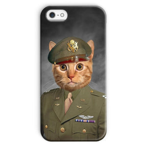 The Military Officer: Custom Pet Phone Case - Paw & Glory - Dog Portraits - Pet Portraits