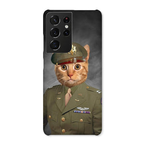 The Military Officer: Custom Pet Phone Case - Paw & Glory - Dog Portraits - Pet Portraits