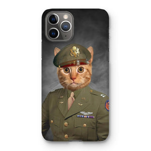 The Military Officer: Custom Pet Phone Case - Paw & Glory - Dog Portraits - Pet Portraits