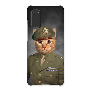 The Military Officer: Custom Pet Phone Case - Paw & Glory - Dog Portraits - Pet Portraits