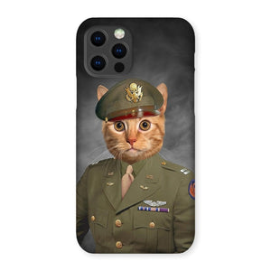 The Military Officer: Custom Pet Phone Case - Paw & Glory - Dog Portraits - Pet Portraits