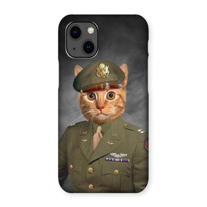 The Military Officer: Custom Pet Phone Case - Paw & Glory - Dog Portraits - Pet Portraits