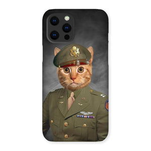 The Military Officer: Custom Pet Phone Case - Paw & Glory - Dog Portraits - Pet Portraits