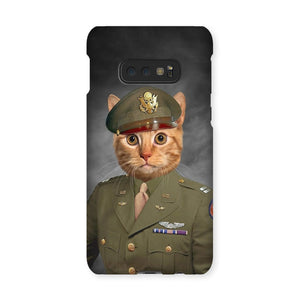 The Military Officer: Custom Pet Phone Case - Paw & Glory - Dog Portraits - Pet Portraits