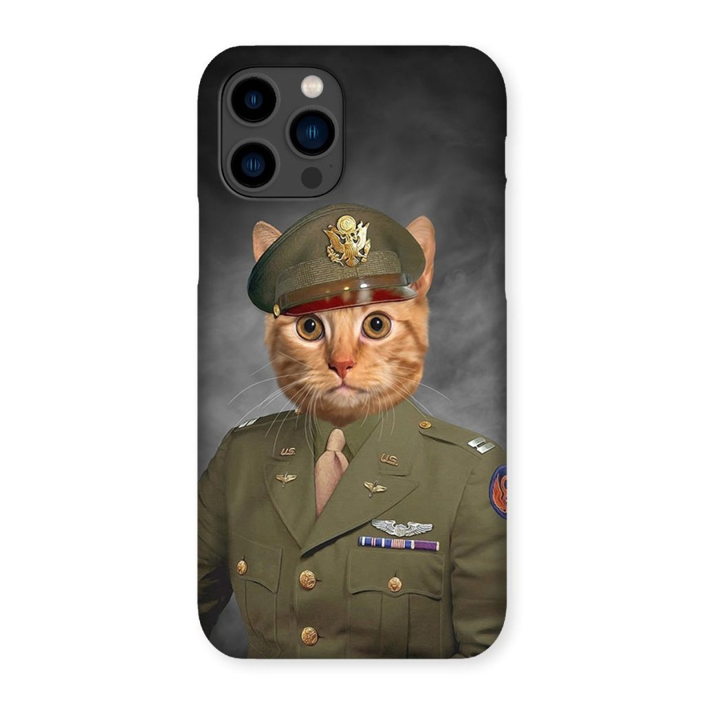 The Military Officer: Custom Pet Phone Case - Paw & Glory - Dog Portraits - Pet Portraits