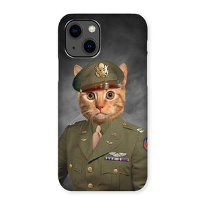 The Military Officer: Custom Pet Phone Case - Paw & Glory - Dog Portraits - Pet Portraits