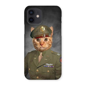 The Military Officer: Custom Pet Phone Case - Paw & Glory - Dog Portraits - Pet Portraits