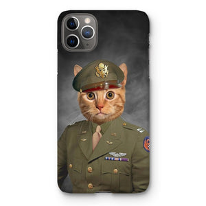 The Military Officer: Custom Pet Phone Case - Paw & Glory - Dog Portraits - Pet Portraits