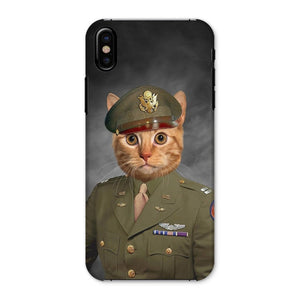 The Military Officer: Custom Pet Phone Case - Paw & Glory - Dog Portraits - Pet Portraits