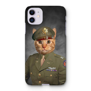 The Military Officer: Custom Pet Phone Case - Paw & Glory - Dog Portraits - Pet Portraits