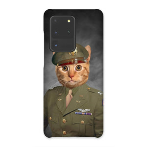 The Military Officer: Custom Pet Phone Case - Paw & Glory - Dog Portraits - Pet Portraits