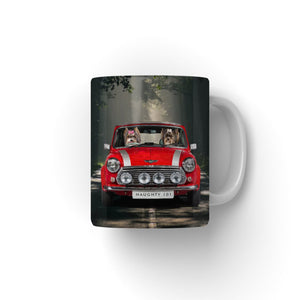 The Mini Touring: Custom Pet Coffee Mug - Paw & Glory - Dog Portraits - Pet Portraits