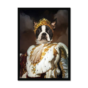 The Monarch: Custom Pet Portrait - Paw & Glory - Dog Portraits - Pet Portraits