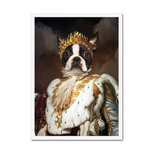 The Monarch: Custom Pet Portrait - Paw & Glory - Dog Portraits - Pet Portraits