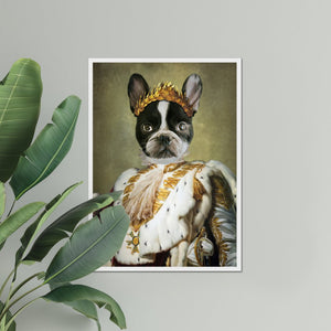 The Monarch: Custom Pet Portrait - Paw & Glory - Dog Portraits - Pet Portraits