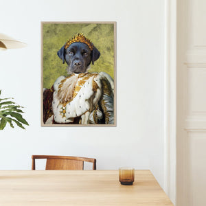 The Monarch: Custom Pet Portrait - Paw & Glory - Dog Portraits - Pet Portraits