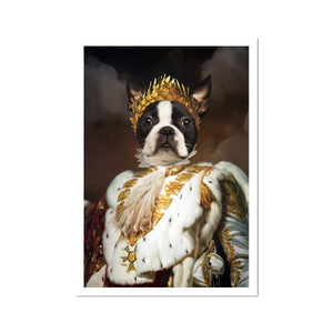 The Monarch: Custom Pet Portrait - Paw & Glory - Dog Portraits - Pet Portraits