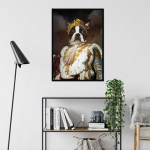 The Monarch: Custom Pet Portrait - Paw & Glory - Dog Portraits - Pet Portraits