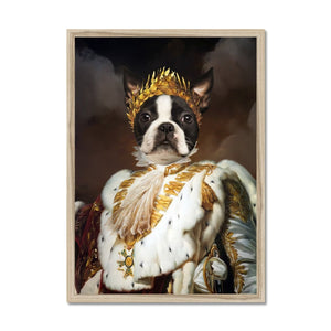 The Monarch: Custom Pet Portrait - Paw & Glory - Dog Portraits - Pet Portraits