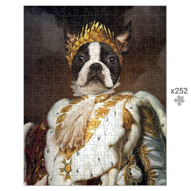 The Monarch: Custom Pet Puzzle - Paw & Glory - Dog Portraits - Pet Portraits