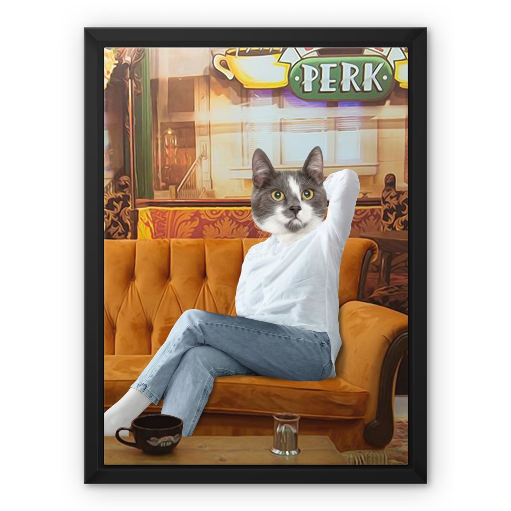The Monica (Friends Inspired): Custom Pet Canvas - Paw & Glory - #pet portraits# - #dog portraits# - #pet portraits uk# #renaissance pet portraits# - #custom pet portraits# - #cat and dog portraits# - #cat portraits#