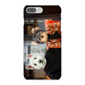 The Monica & Ross (Friends Inspired): Custom Pet Phone Case - Paw & Glory - Dog Portraits - Pet Portraits