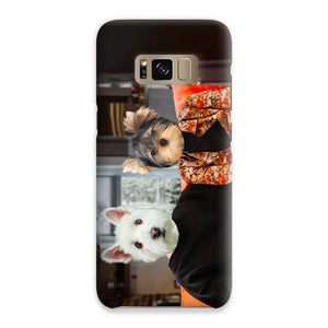 The Monica & Ross (Friends Inspired): Custom Pet Phone Case - Paw & Glory - Dog Portraits - Pet Portraits