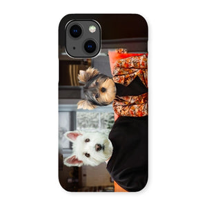 The Monica & Ross (Friends Inspired): Custom Pet Phone Case - Paw & Glory - Dog Portraits - Pet Portraits