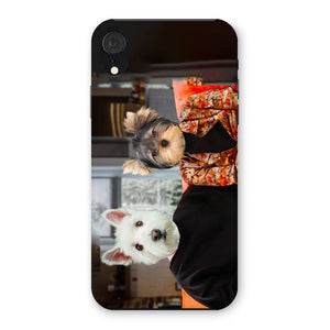 The Monica & Ross (Friends Inspired): Custom Pet Phone Case - Paw & Glory - Dog Portraits - Pet Portraits