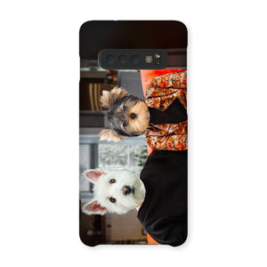 The Monica & Ross (Friends Inspired): Custom Pet Phone Case - Paw & Glory - Dog Portraits - Pet Portraits