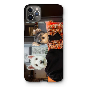 The Monica & Ross (Friends Inspired): Custom Pet Phone Case - Paw & Glory - Dog Portraits - Pet Portraits