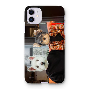 The Monica & Ross (Friends Inspired): Custom Pet Phone Case - Paw & Glory - Dog Portraits - Pet Portraits