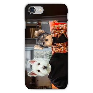 The Monica & Ross (Friends Inspired): Custom Pet Phone Case - Paw & Glory - Dog Portraits - Pet Portraits