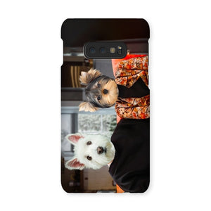 The Monica & Ross (Friends Inspired): Custom Pet Phone Case - Paw & Glory - Dog Portraits - Pet Portraits