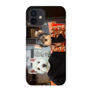 The Monica & Ross (Friends Inspired): Custom Pet Phone Case - Paw & Glory - Dog Portraits - Pet Portraits