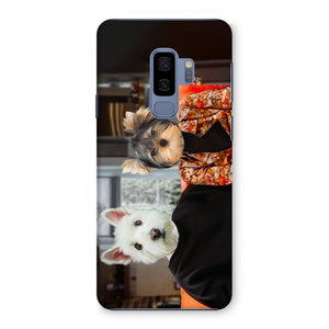 The Monica & Ross (Friends Inspired): Custom Pet Phone Case - Paw & Glory - Dog Portraits - Pet Portraits