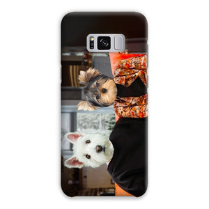 The Monica & Ross (Friends Inspired): Custom Pet Phone Case - Paw & Glory - Dog Portraits - Pet Portraits