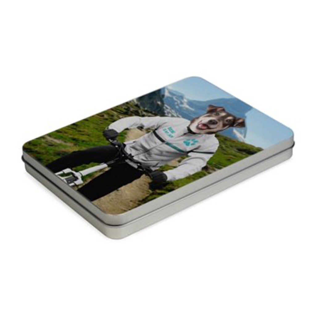 The Mountain Biking: Custom Pet Puzzle - Paw & Glory - Dog Portraits - Pet Portraits