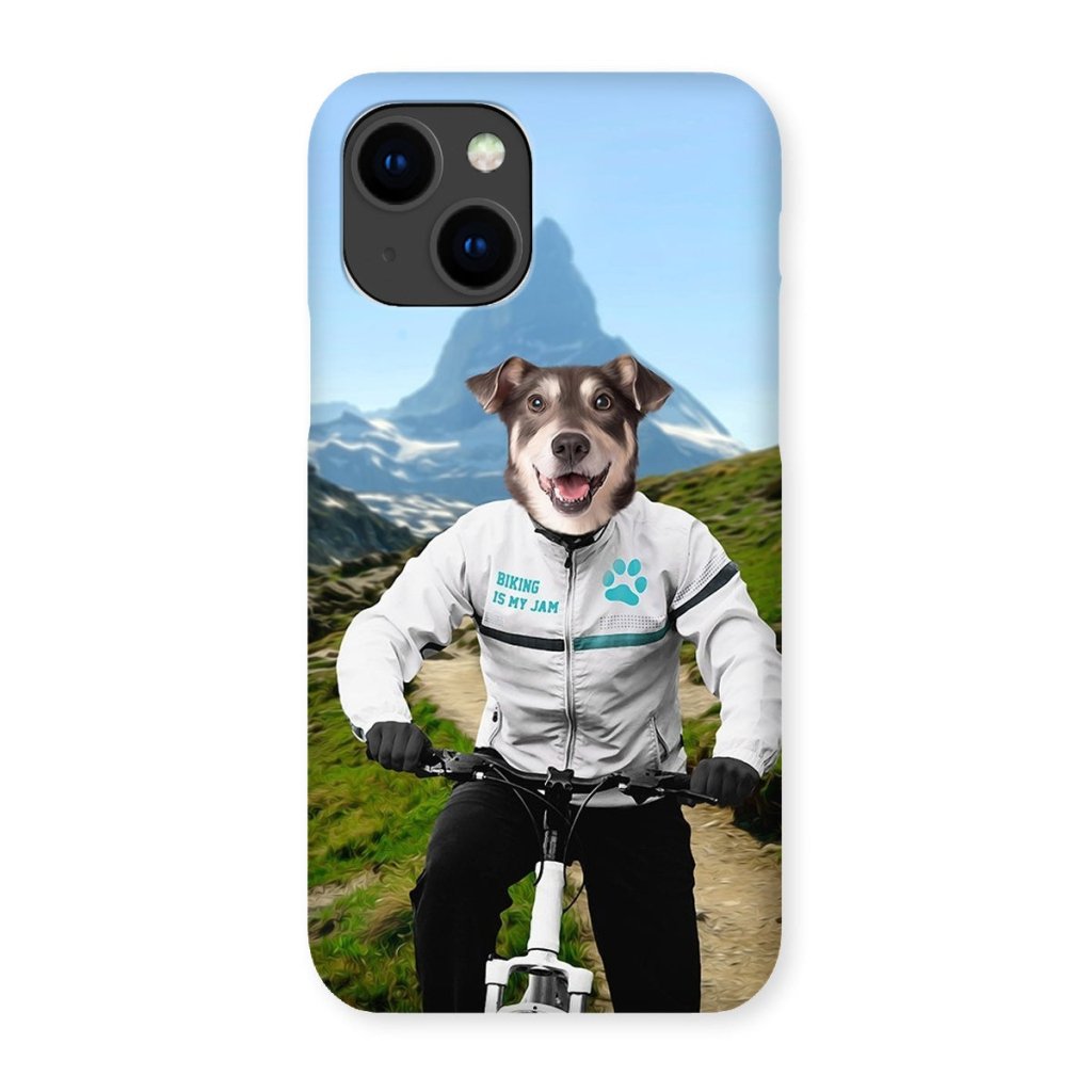 The Mountain Biking: Custom Pet Snap Phone Case - Paw & Glory - Dog Portraits - Pet Portraits