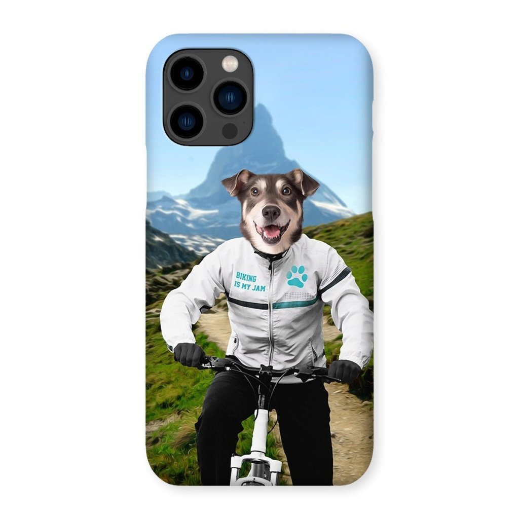 The Mountain Biking: Custom Pet Snap Phone Case - Paw & Glory - Dog Portraits - Pet Portraits