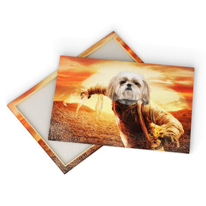 The Mummy: Custom Pet Canvas - Paw & Glory - Dog Portraits - Pet Portraits