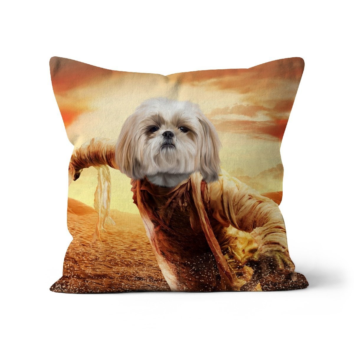 The Mummy: Custom Pet Pillow - Paw & Glory - Dog Portraits - Pet Portraits